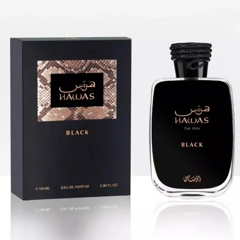 100ml wysokiej jakości szlachetna wybrana woda toaletowa unisex perfumy w sprayu trwały zapach arabski dubaj czarne perfumy Masculinos