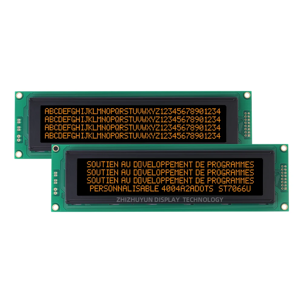 40X4 4004 4004a2 Europese Karakter Lcd Module Scherm Btn Zwarte Film Blauwe Letters St7066u Controller