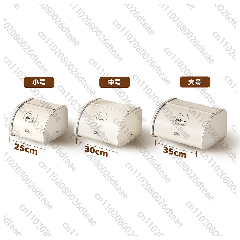 Bread Box For Kitchen Countertop Roll Top Container Small Items Organizer For Small Items Muffins Bakery Bread Kitchen