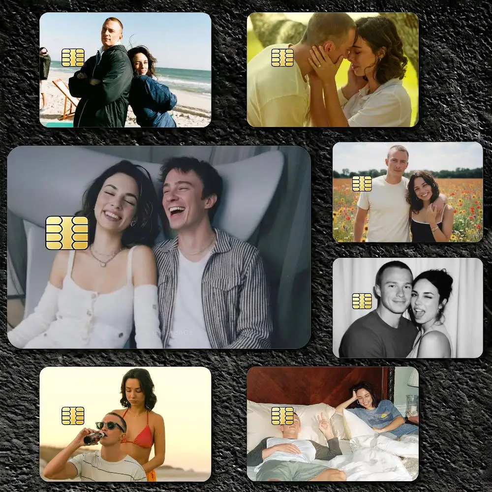 R-Rafe Cameron S-Sofia Character Credit Card Skin Stickers For VISA Bank Bus Metro Access Card Protective Film Cover Sticker