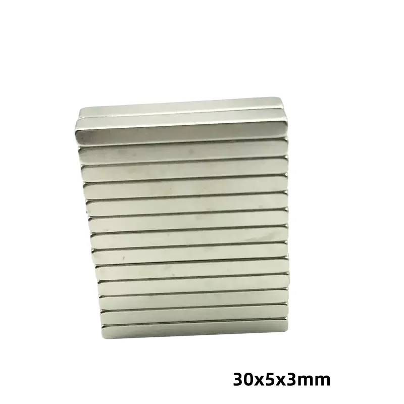 30x5x3mm Quadrate Permanent Magnets N35 Neodymium Magnet 30x5x3 Block Strong Rare Earth Magnet 30*5*3