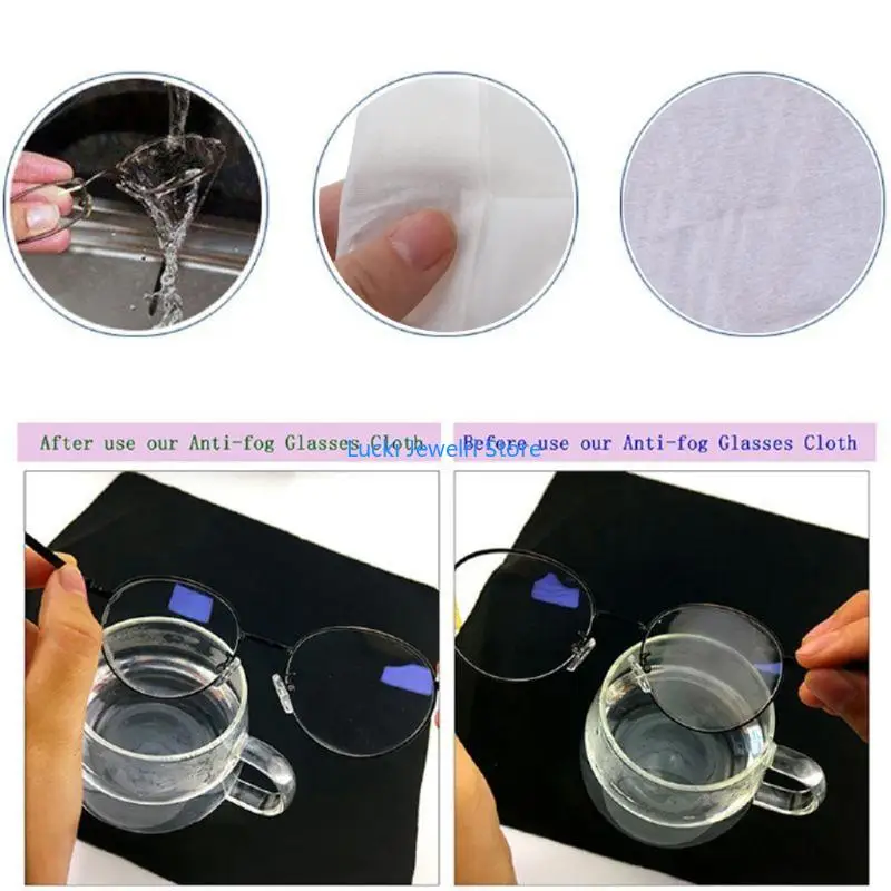 

193E против FOG ткань для стаканов влажная антипоговая ткань индивидуально обернутая одноразовая одежда для студентов ткань для