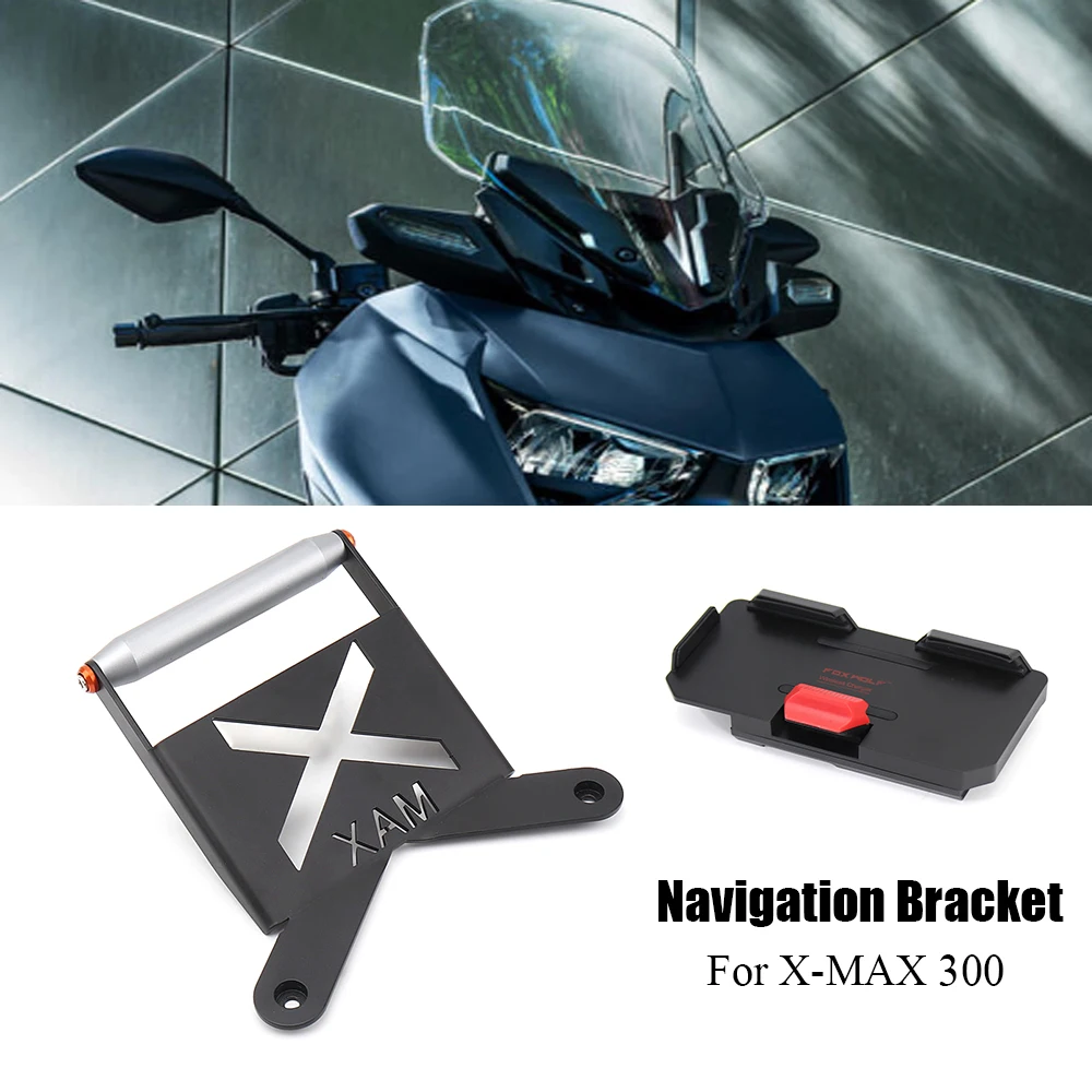 

New X-MAX 300 Motorcycle Accessories Mobile Phone Navigation Mounting Bracket GPS For YAMAHA X-MAX300 XMAX 300 XMAX300 2023