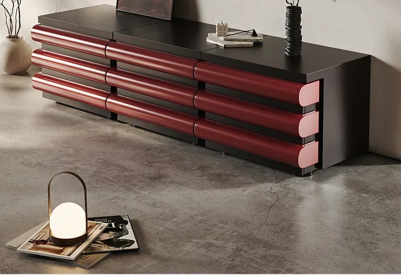 Дизайнерский шкаф на крыльце, итальянский минималистичный шкафчик для хранения, домашний обеденный шкаф, маленькая квартира, украшение для гостиной