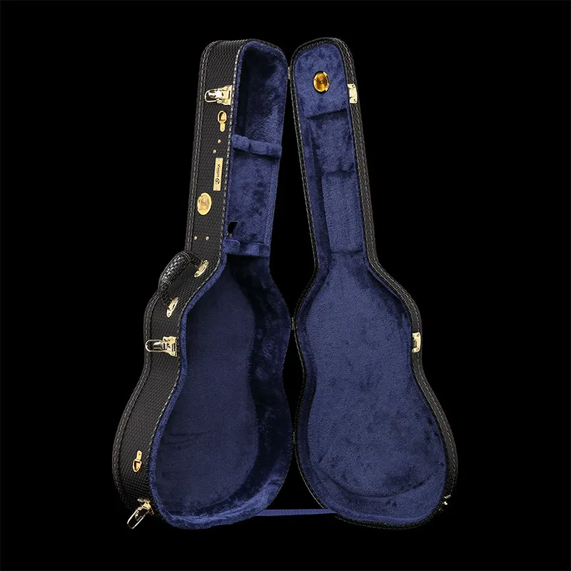 40/41 Inch Hard Folk Guitar Case Portable Guitar Transport Box Thicken Guitars Suitcase String Instrument Organize Containers