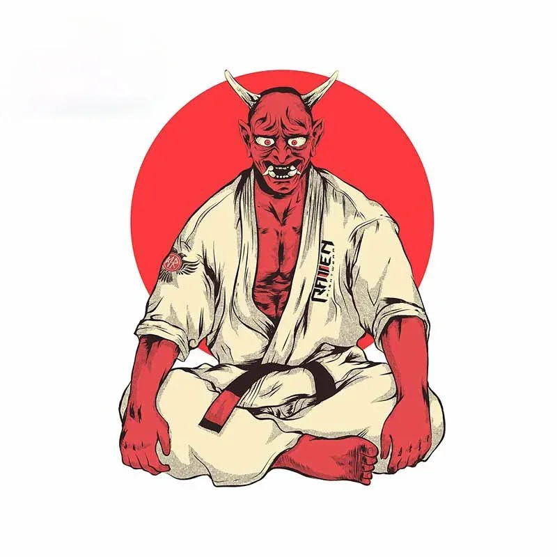 Car Stickers for The Gentle Art of Jiu Jitsu Chimp Vinyl Fine Window Decal Cover Scratches Custom Decor,13cm*11cm