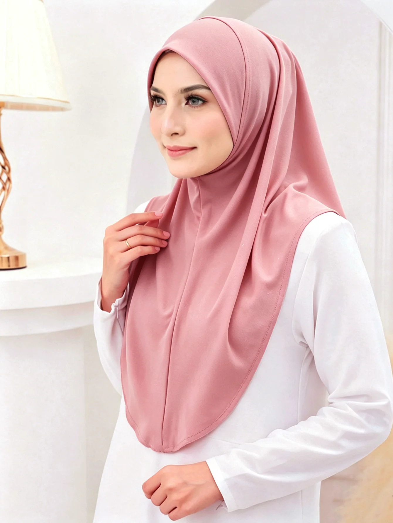 Hot Sale Instant Ready to Wear Hijab Muslim Women Stretchy Sports Jersey Hijab Arab Scarves Malaysia Headwrap Caps