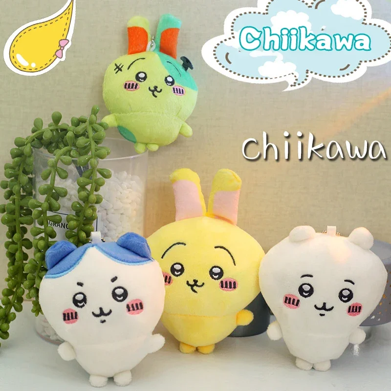 Chiikawa Cartoon Animation Peluche Bambola Hachiware Usagi Peluche Ciondolo Simpatico ciondolo portachiavi bambola Momoka Regalo di festa