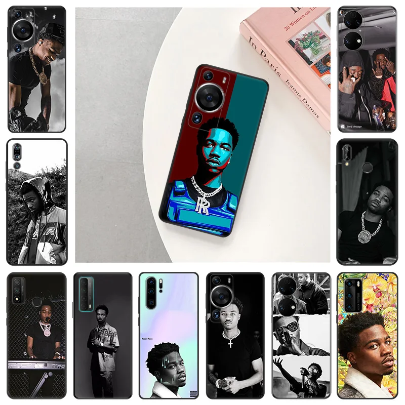 Phone Case For Motorola G50 G51 G60 G71 G30 G31 Edge 20 30 40 G73 Huawei P40 P30 P20 P-Smart Roddy Ricch Matte Anti-Drop Cover