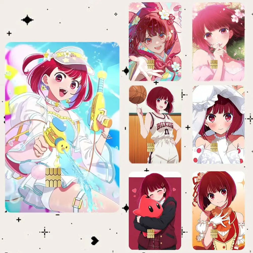 Oshi no Ko Season 3 K-Kana Arima HD Waterproof Card Skins Protective Stickers for Credit Bank Game Cards