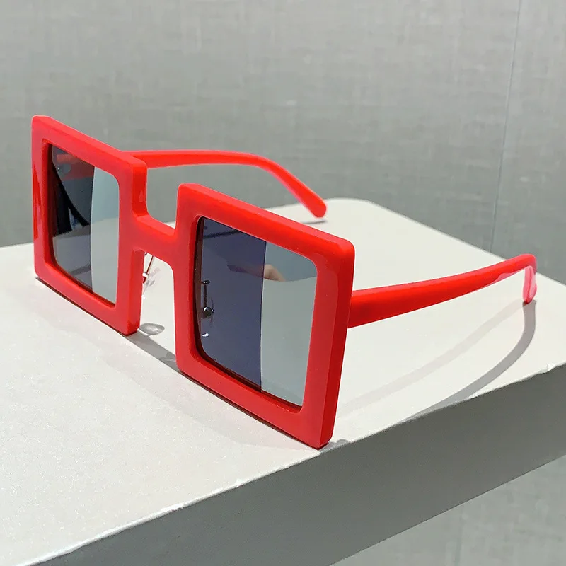 Fashion Vintage Luxury Brand Designer Square Sunglasses Women For Men Sun Glasses Punk Popular Outdoor Oversized Big Frame Shade