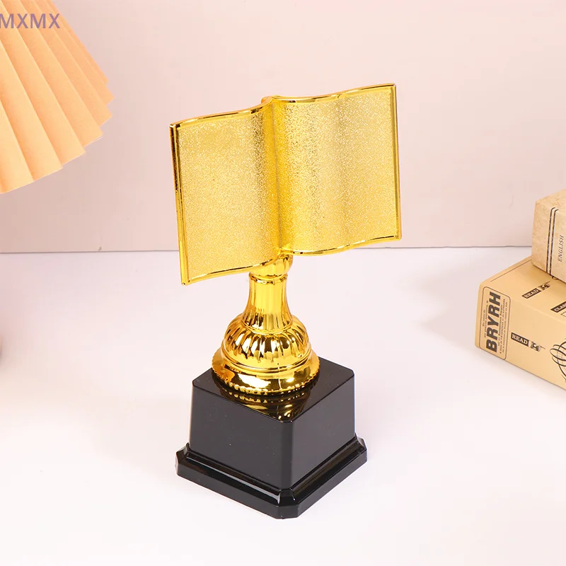 Golden Reading Star Trophy For Kids Plastic Trophy For Reading Competition For School Home Library Encouraging Reading