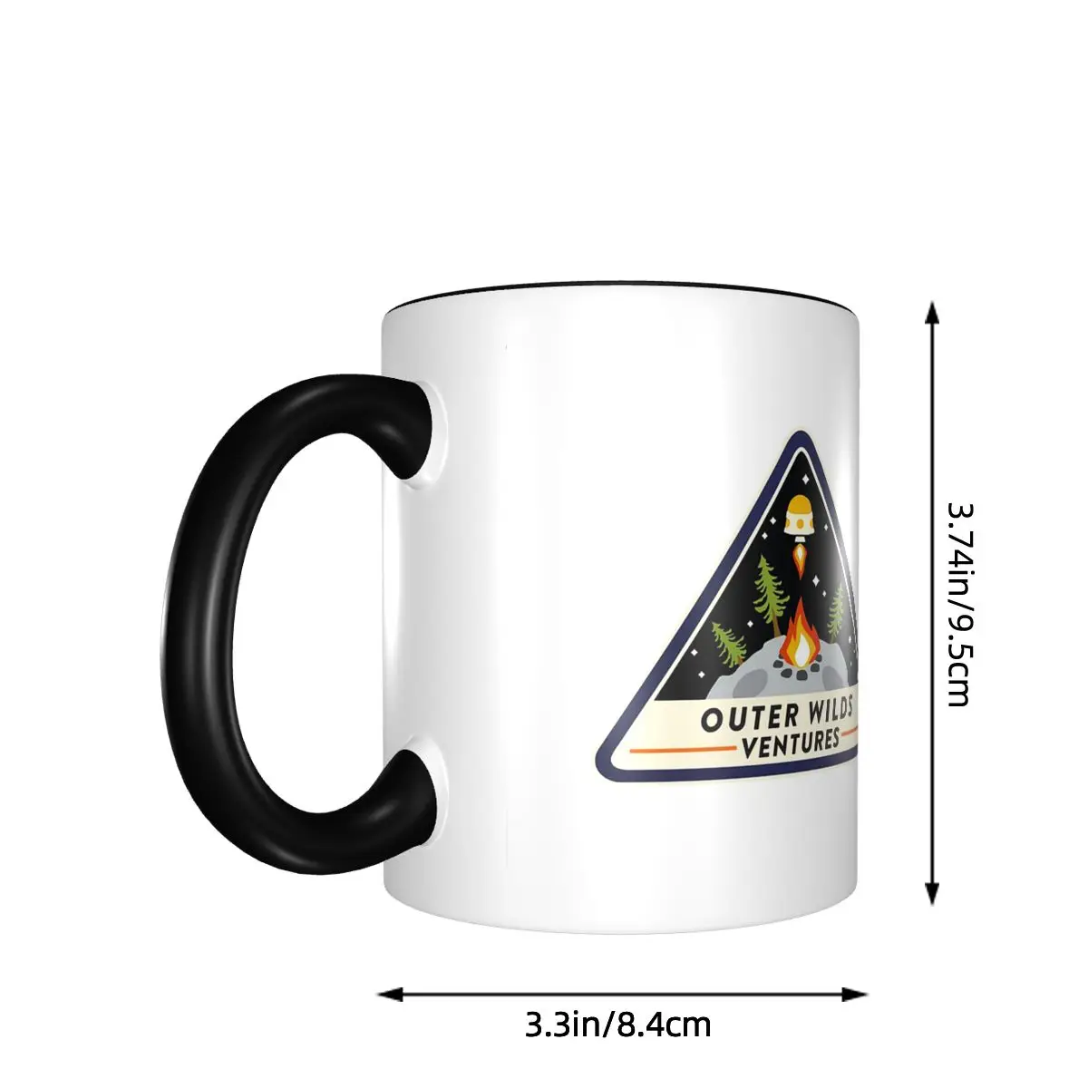 Outer Wilds Ventures Patch Mug Funny Ceramic Coffee Cups Tea Mugs Milk Cup Drinkware Gifts for Friends