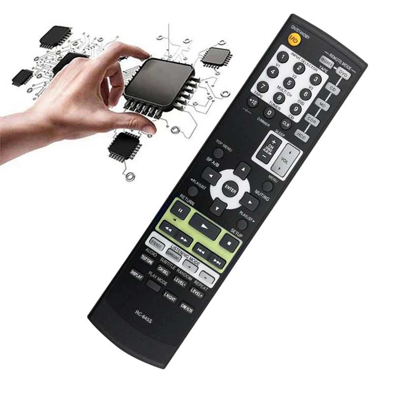 RC-645S Replace Remote Control For Onkyo Home Theater System HT-S4100 TX-SR304 TX-SR304S HT-S4100S HTS4100 TXSR304