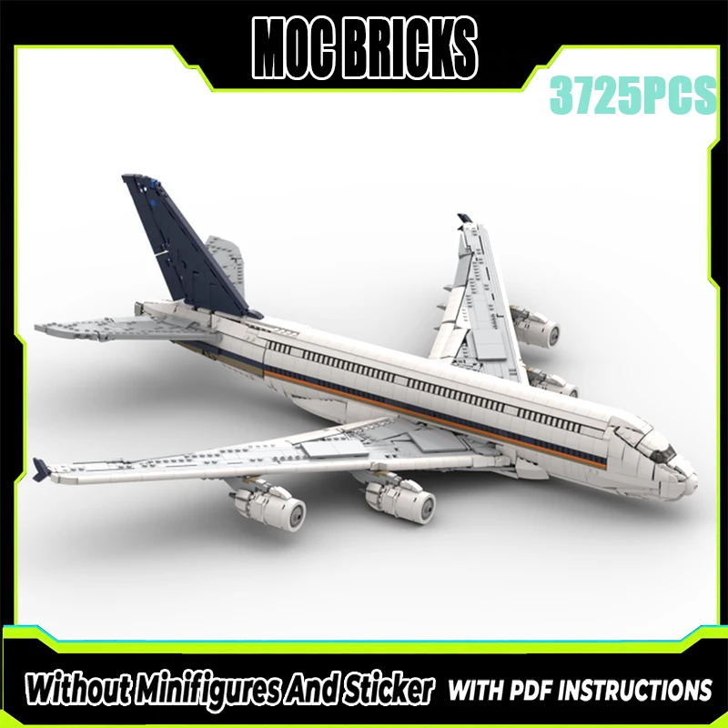 

Exquisite new product MOC building block aviation model aviation A380 technology modular children's toy gift DIY assembly set