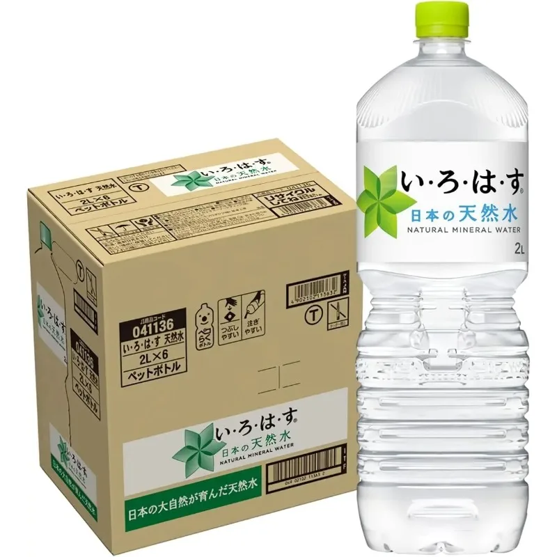 [2CS] コカ・コーラ I LOHAS ナチュラルミネラルウォーター、ペットボトル（2L×6本）×2箱