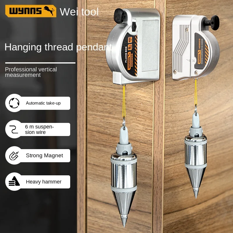 Wyj Plumb Bob Strong Magnetic Wire Pendant Line Hanging Building Installation Drop Hammer