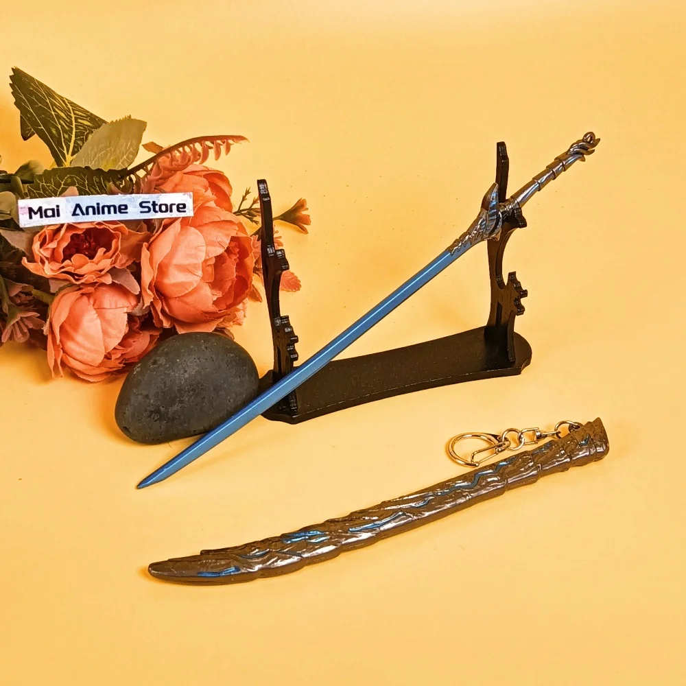 10 بوصة معدنية فيرجيل ياماتو كاتانا ياماتو اليابانية كاتانا صابر أنيمي الشيطان قد يبكي 5 السيف الحديد النينجا سكين لعبة غير حادة هدية #1