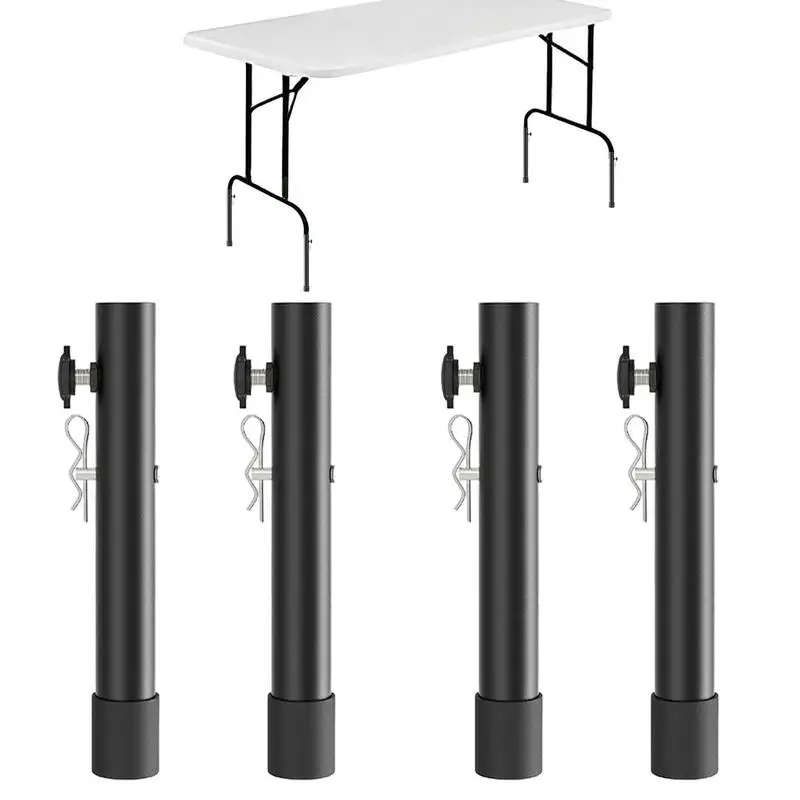 Folding Invisibility Table Legs Steel Leg Extender Laptop Coffee Sofa Support DIY Chairs Furniture Hardware 4pcs