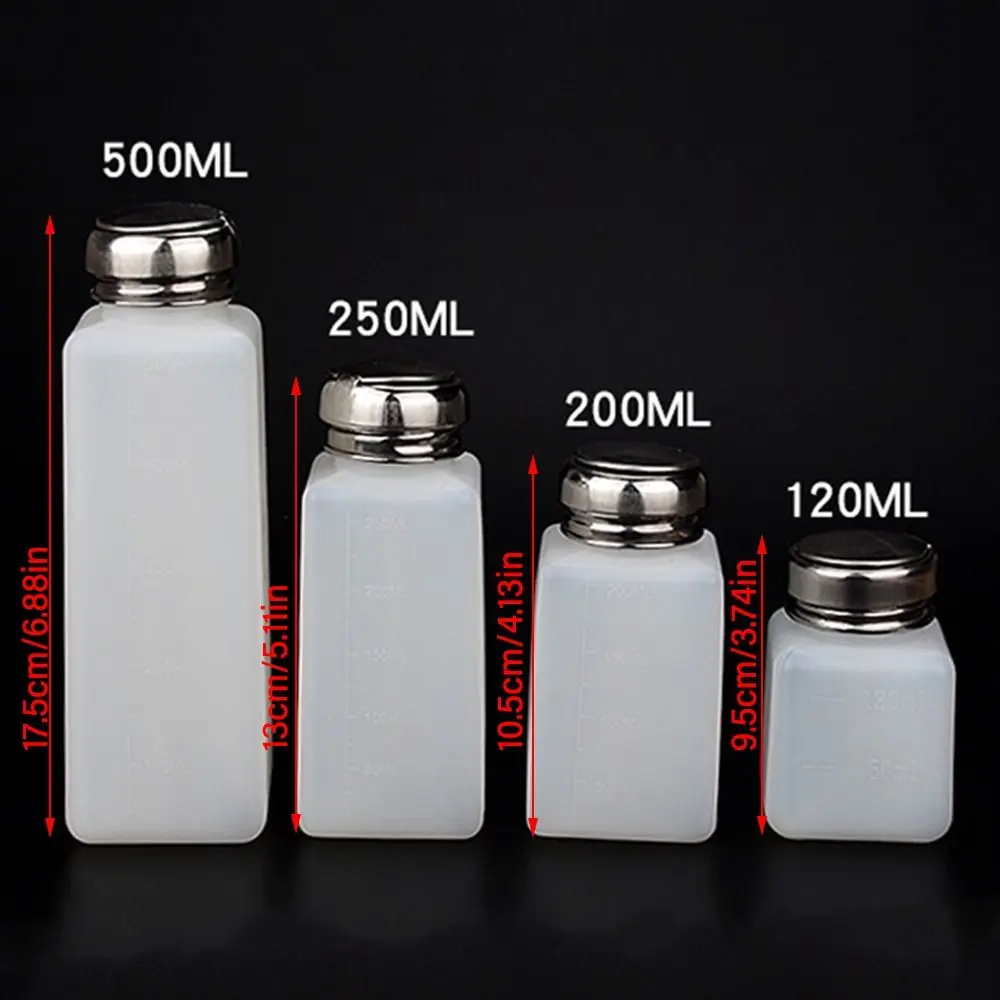 100/200/250/500ML Liquid Alcohol Split Bottle Anti Volatilization Flux Bottle Press Type Split Bottle image 6