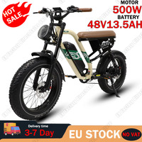 Electric Bike 500W Motor 48V13.5AH Lithium Battery All-terrain E-bike Electric Motorcycle Adult 20*4.0 Fat Tire Electric Bicycle