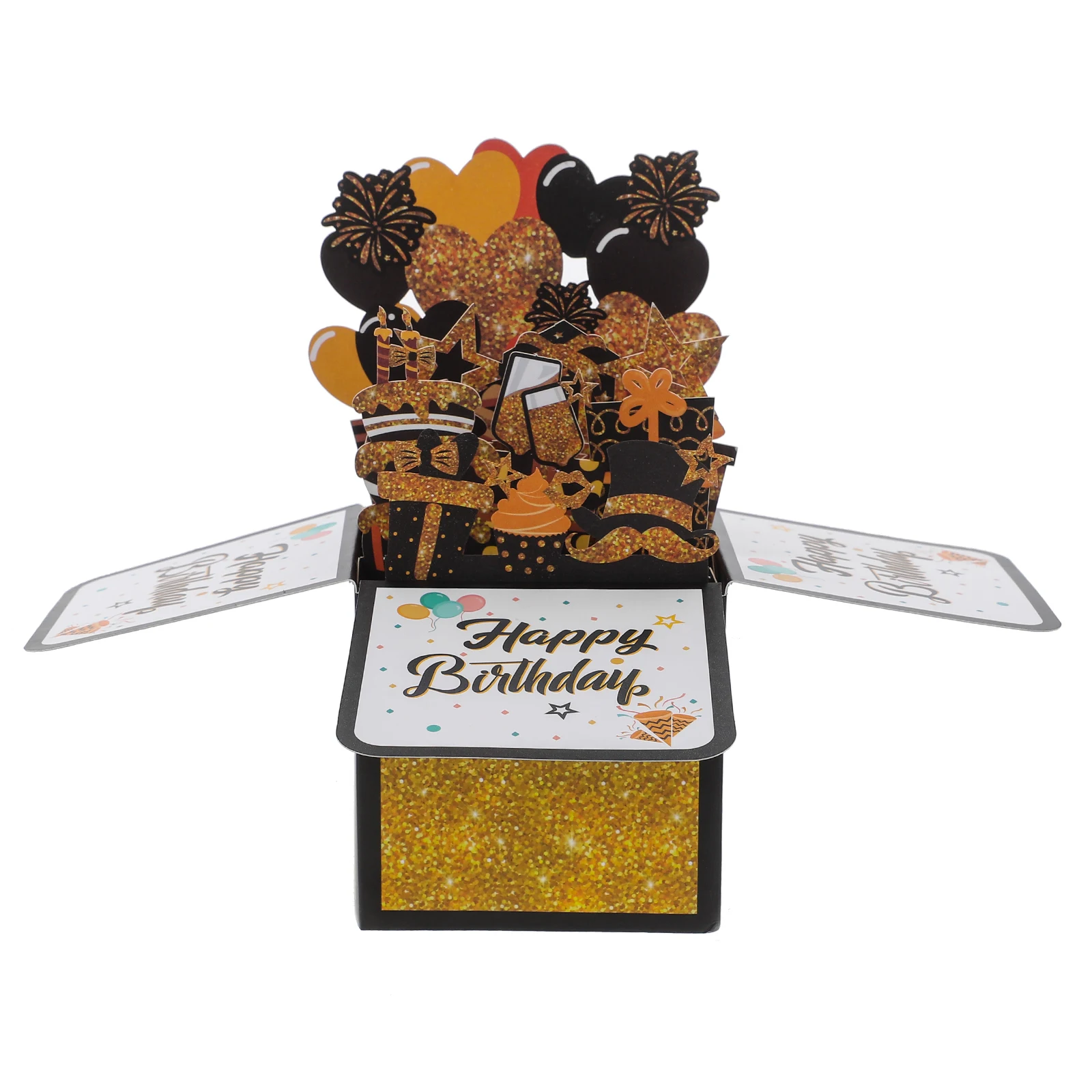 

3D Birthday Card Pop up Cards for Dad Daughter Bulk Paper Cake Happy Birthday Decorations Funny Cards for Women Men
