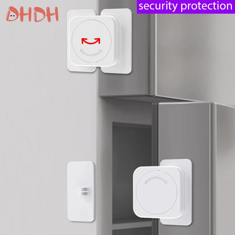 1-10 قطعة قفل أمان الطفل متعدد الوظائف لفرن خزانة الميكروويف درج خزانة الثلاجة أثاث سلامة الأطفال