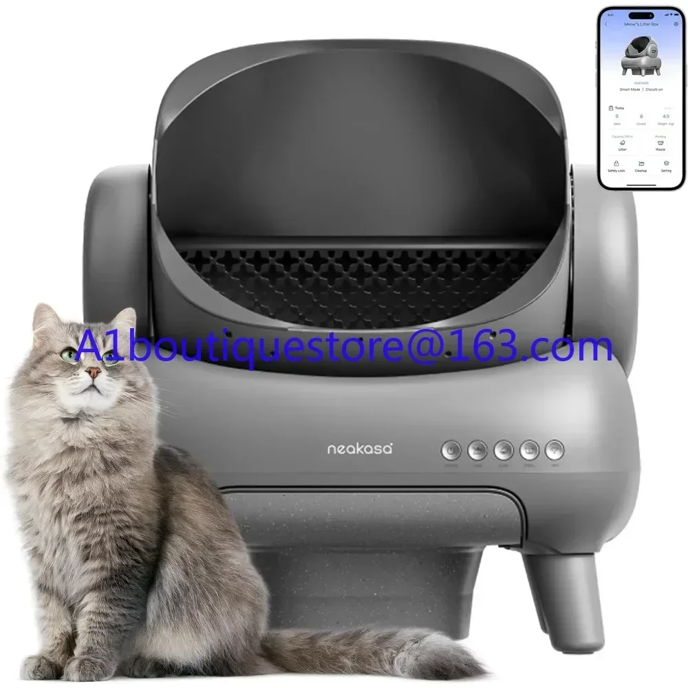 Caixa de areia automática para gatos, com controle por aplicativo, bandeja fechada para gatos, banheiro m1, aberta, autolimpante, caixa de areia para gatos, animais de estimação