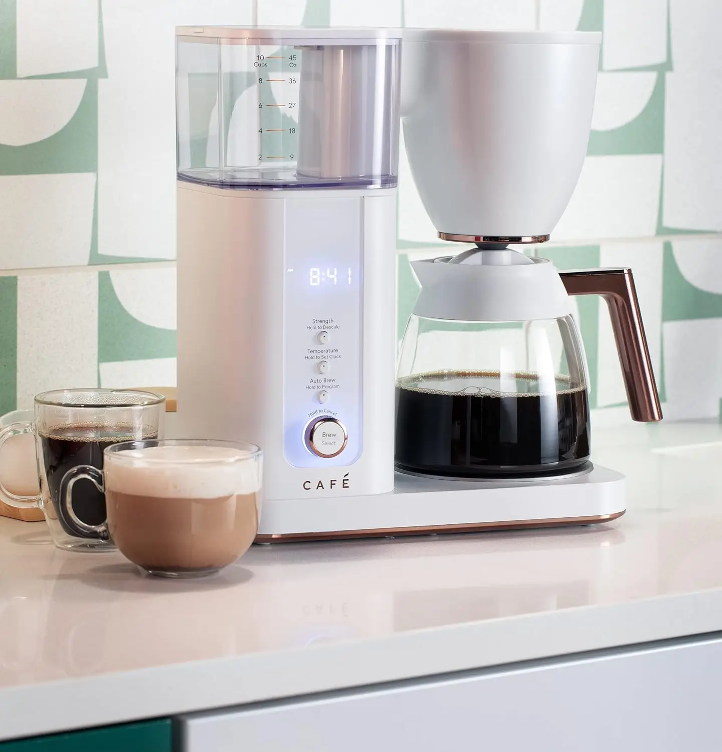 Speciale Infuus Koffiezetapparaat | 10-Cup Glazen Karaf | Wifi-Compatibele Voice-To-Brew-Technologie