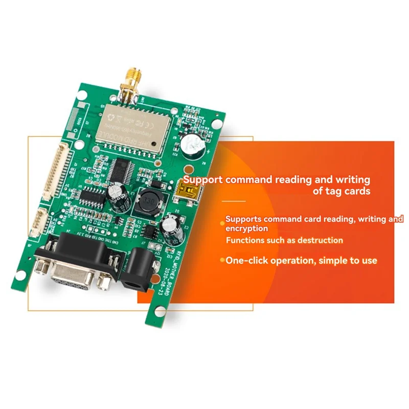 【Ostatnia szansa!】 Moduł czytnika RFID TTL232 z interfejsem USB, programator UHF, tagi 860-960Mhz, 1 port do projektów Arduino i Raspberry