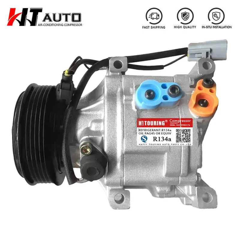 

For 2003 2004 2005 Toyota Echo L4 1.5L DOHC AC Compressor 88310-52351 88320-52400 447260-7842 447180-8750 88310-52080 SCSA06C