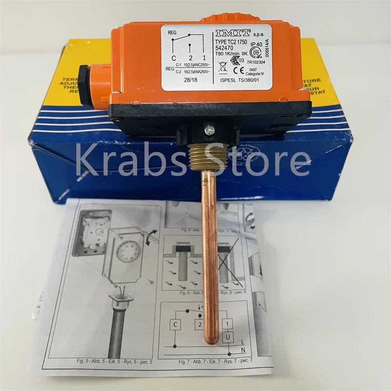 

New original Adjustable temperature controller TYPE TC2 1750 542470 0-90°C thermostat