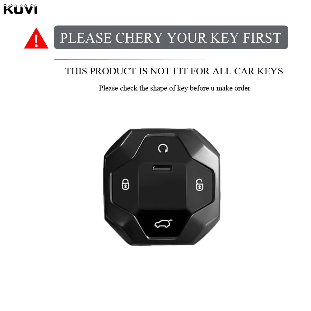 New TPU 4 Buttons Smart Car Key Case Cover Shell Fob Fit for Chery Jetour T2 Traveler 2023 2024 Keyless Auto Accessories