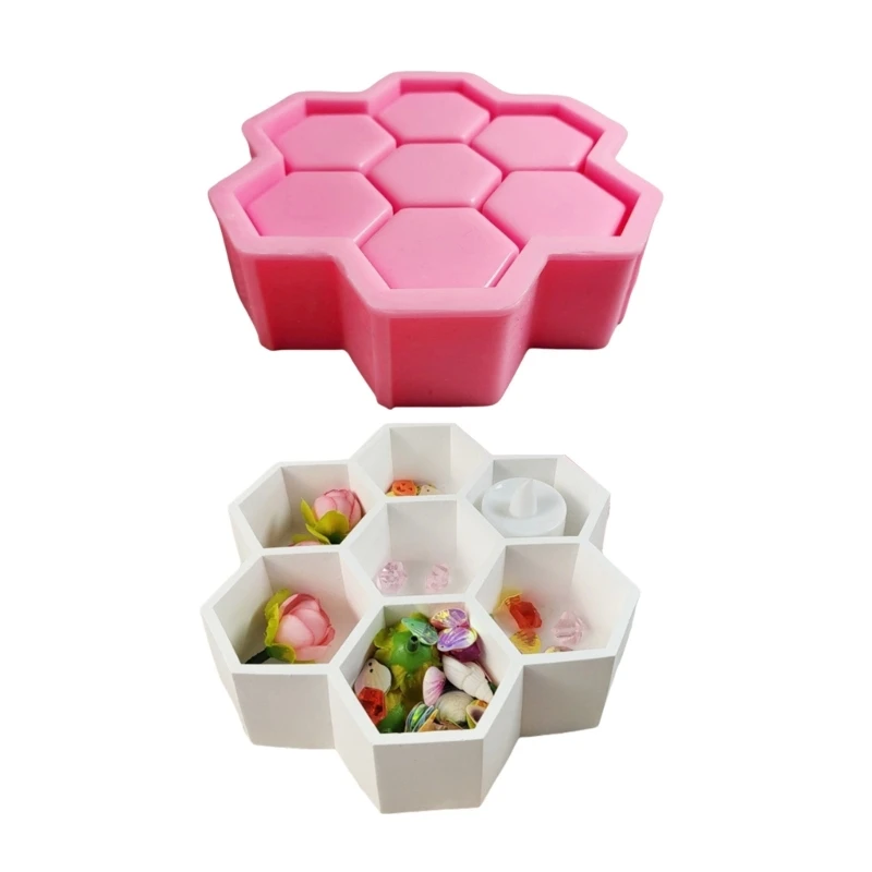 

Easy to Use Beehived Flower Pots Silicone Mold for Gardening and Craft Supplies