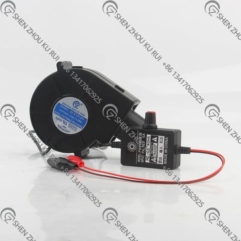 High Quality DC 12V 1.20A 9733 97X97X33MM BFB1012H Campfire Barbecue Portable PWM Governor Turbine Blower Low-noise Cooling Fan