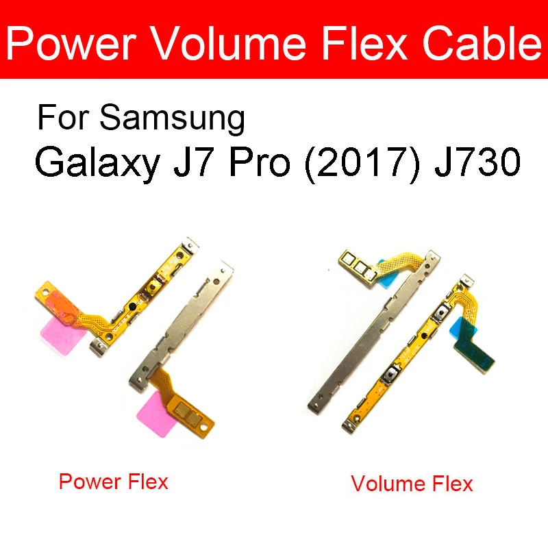 

Down And Up Volume & Power Flex Cable For Samsung Galaxy J7 Pro 2017 J730 On/off Power Flex Cable Audio Control Button Repair