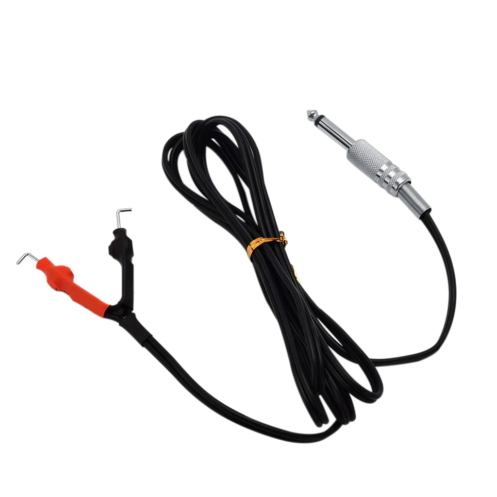 Kabel Klip Lembut Silikon 1,8 m Kualitas Premium Tahan Lama untuk Perlengkapan Mesin Hitam