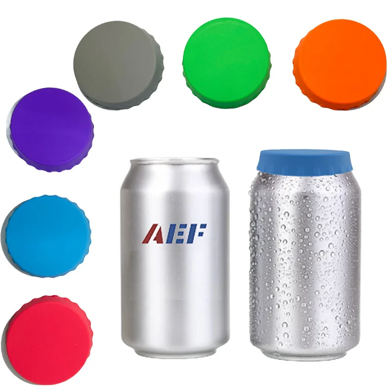 Beverage Can Covers Leak Proof Sealing Cap Red Wine Soft stopper Sealing Cap Beverage Can Lids Soda Lid Protectors Bar supplies