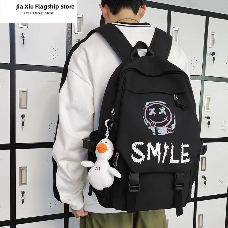 Large Capaci Bapa for Men 2025 New Sle High School And Universi Students Double oulder Bag Trendy Cuter Bag