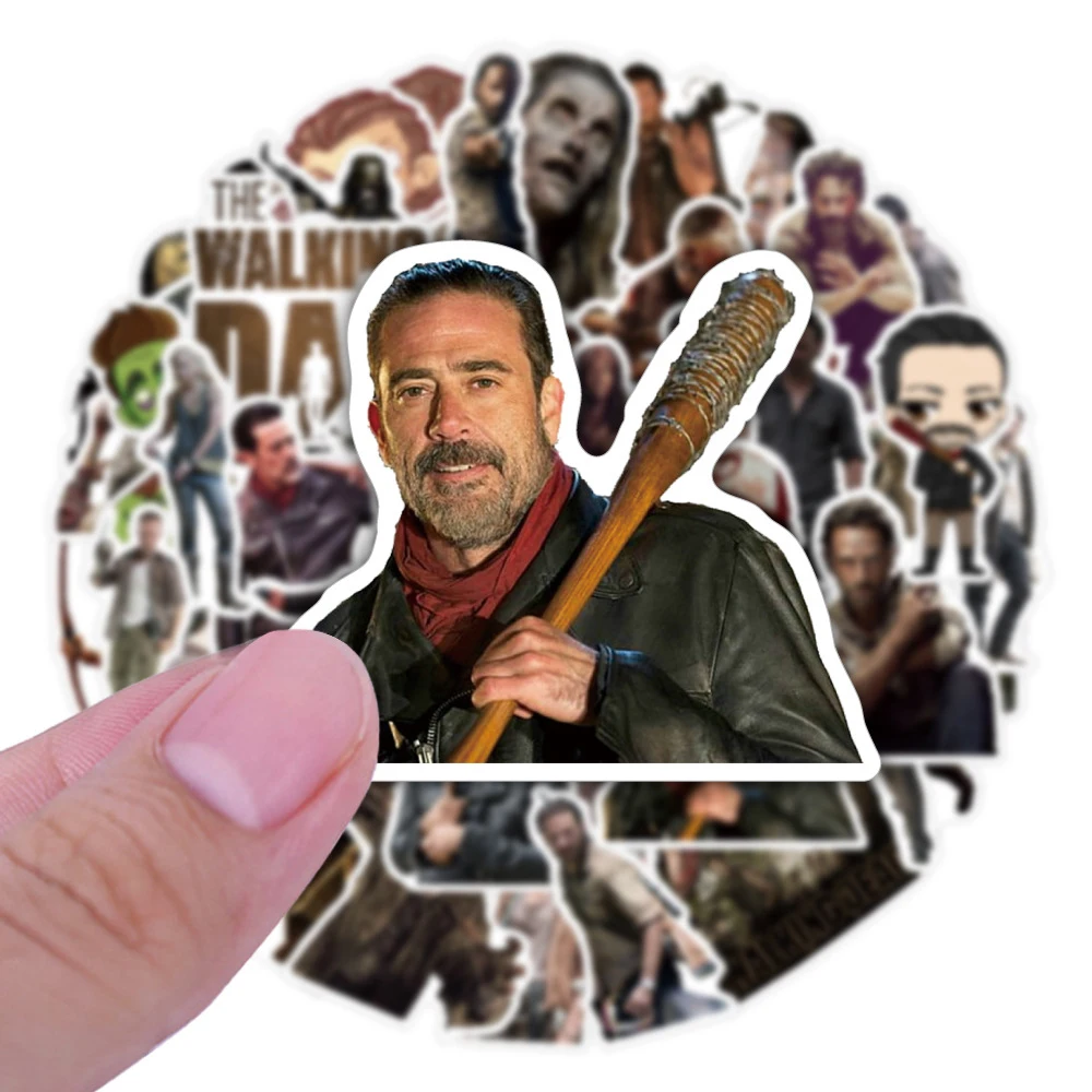 10/30/50pcs TV Show The Walking Dead Stickers per Laptop custodia per telefono Skateboard moto Cartoon decalcomania adesivo in vinile giocattolo per