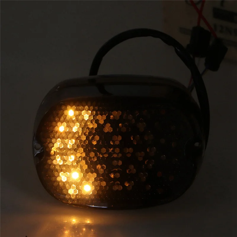 1 Piece Motorcycle LED Brake Tail Light Integrated Turn Signal Parts Accessories For  Sportster Dyna