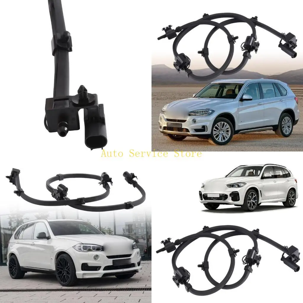 

462A Windshield Washer Hose With Connector Wiper Nozzle Water Hose for F15