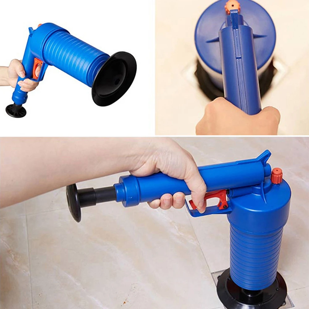 Sewer Sinks Basin Air Pump Pressure Unblocker Dredge Pipe Pipe Plunger Drain Cleaner Manual Pipeline Clogged Remover