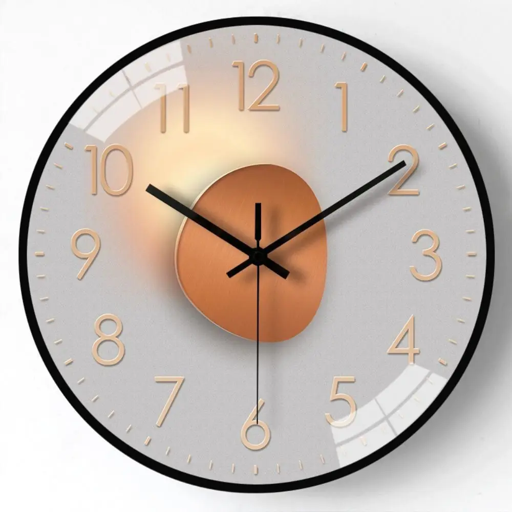 Modern Decor 8 Inches Wall Clock Silent Movement Fashion Mute Clock Geometric Design Quartz Hanging Watch Home view 4