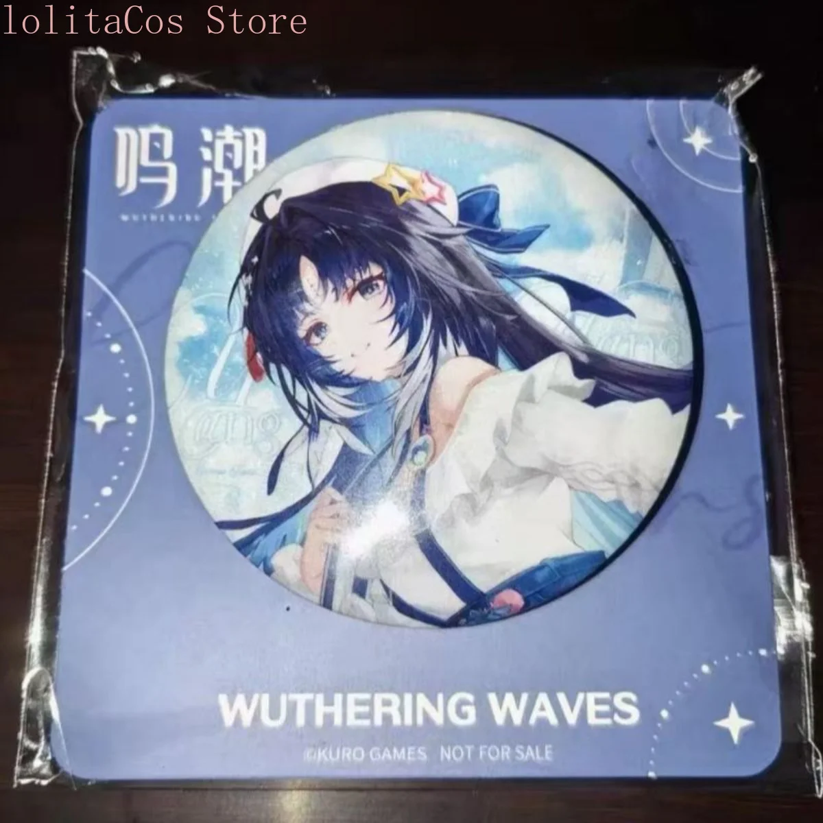 Wuthering Waves Yangyang Xuanling Anime Double Flash Tin Badge Brooch Acrylic Keychain Pendant Birthday Gift Cosplay Accessory view 2