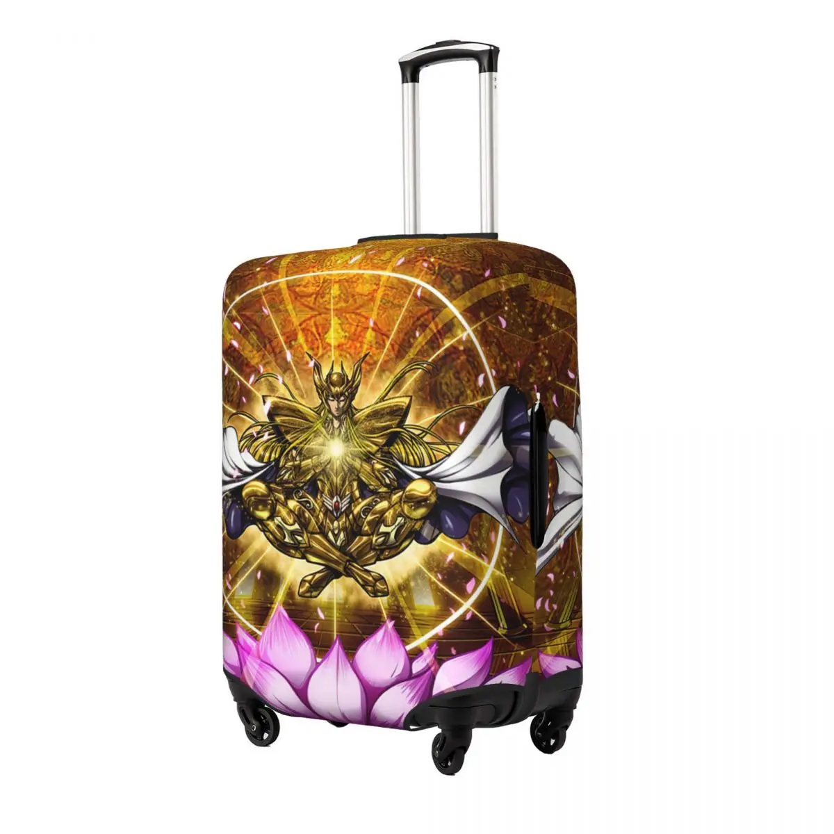 Virgo Shaka - Shaka Gold Cloth Saint Seiya Luggage Protective Dust Covers Elastic Waterproof 18-32inch Suitcase Cover Travel