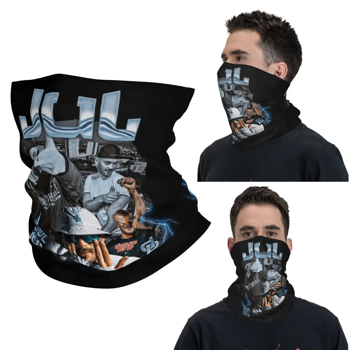

Jul Bootleg бандана на шею, маска с принтом, шарф, универсальный головной убор для езды на велосипеде, унисекс, для взрослых, моющийся
