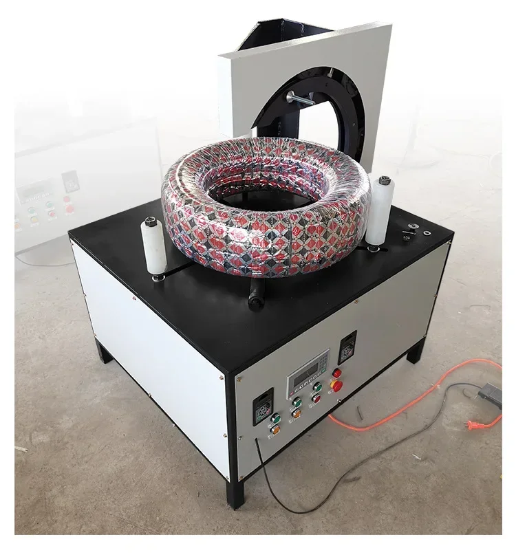 Hot SalesAutomatic Horizontal Pe Ppr Pert Pipe Copper Coil Steel Wire Packaging Machine Vertical Tire Rubber Tube Film Packaging