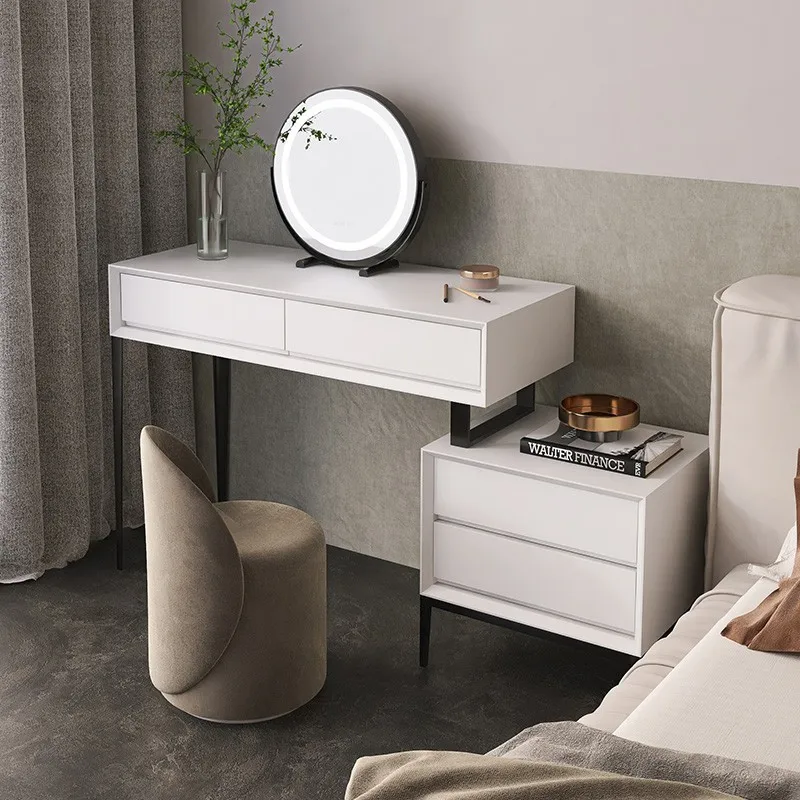 

Modern minimalist retractable dresser, simple style small apartment,high-end makeup table