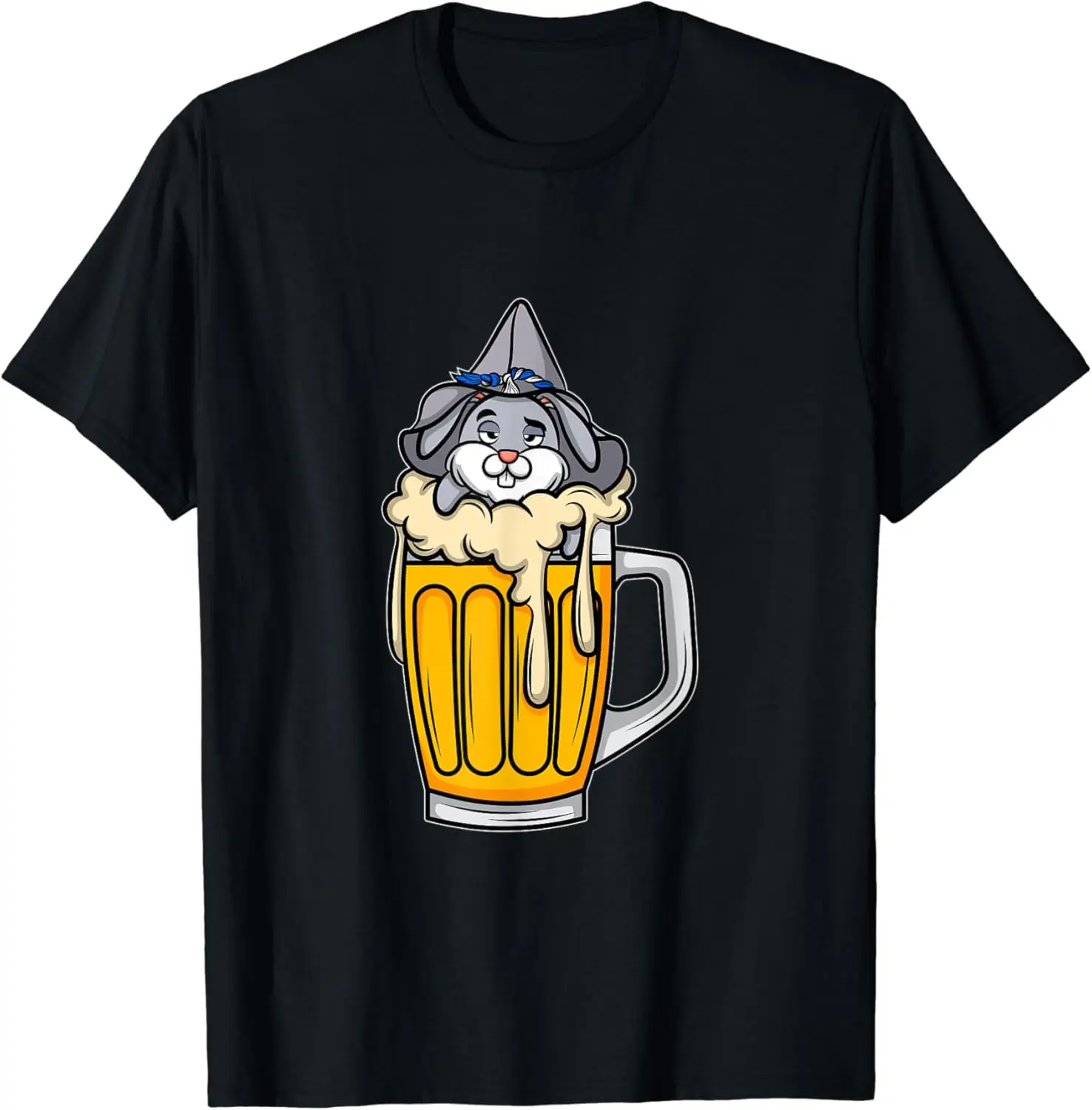 Oktoberfest Costume Beer Party Bunny Outfit For Beer Drinker T-Shirt